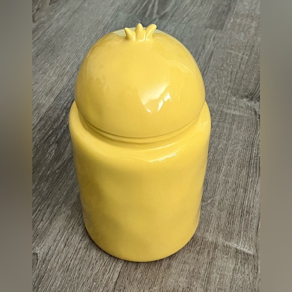 Rae Dunn Yellow Tweet Jar Canister Easter - Picture 2 of 4